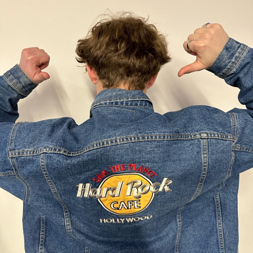 Hard rock vintage jean jacket